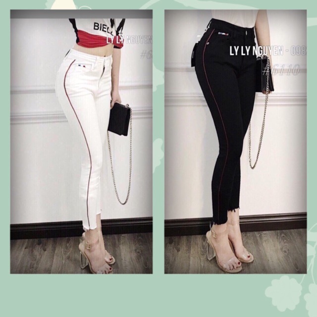 Quần skinny viền sọc | BigBuy360 - bigbuy360.vn