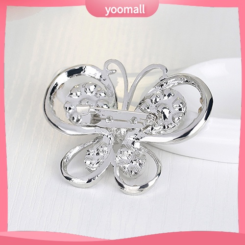 Ghim Cài Áo Hình Bướm Đính Đá Thời Trang Cho Nữ