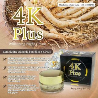 Kem 4k nhân sâm siêu khủng Trắng mịn