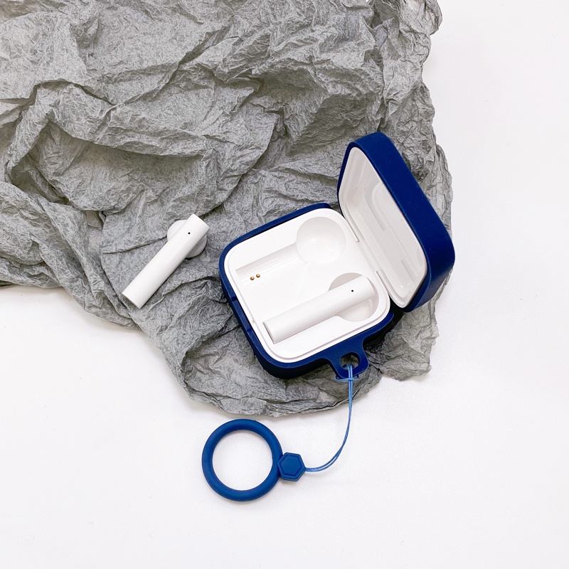 Vỏ bảo vệ hộp sạc tai nghe Bluetooth không dây Xiaomi Air 2 SE 2 kiểu hoạt hình đơn giản