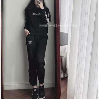 Set thể thao nỉ bông mimee chữ ads phía trước