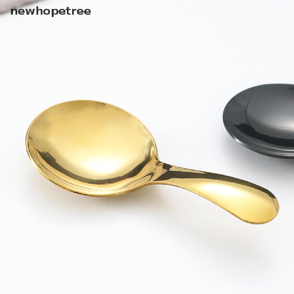 Muỗng Múc Gia Vị Bằng Thép Không Gỉ Tay Cầm Ngắn