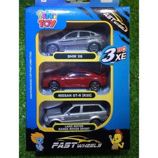 Mô Hình Xe FASTWHEELS Bộ 3 Chiếc