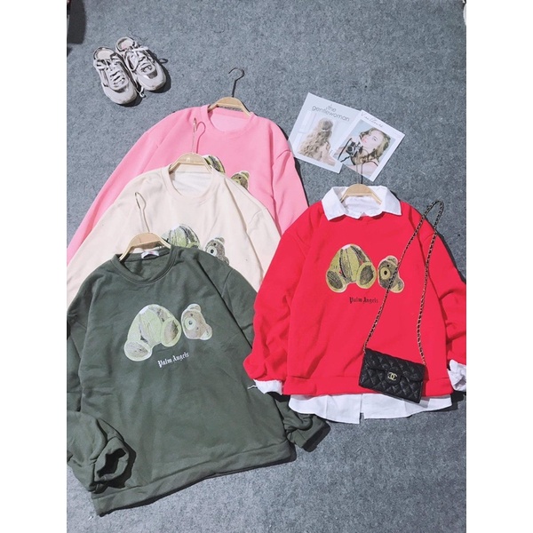 Áo Sweater gấu rơi đầu TC6