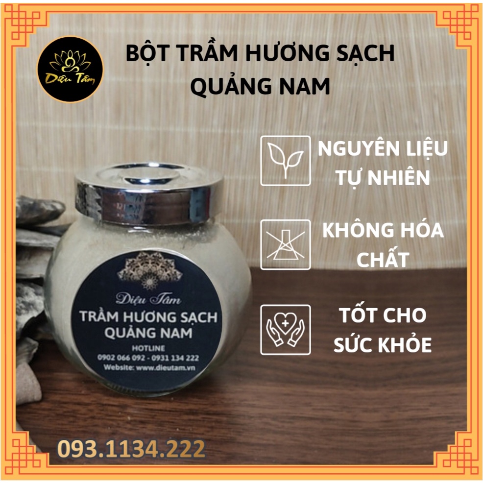 Trầm hương cao cấp Quảng Nam dạng bột 100g