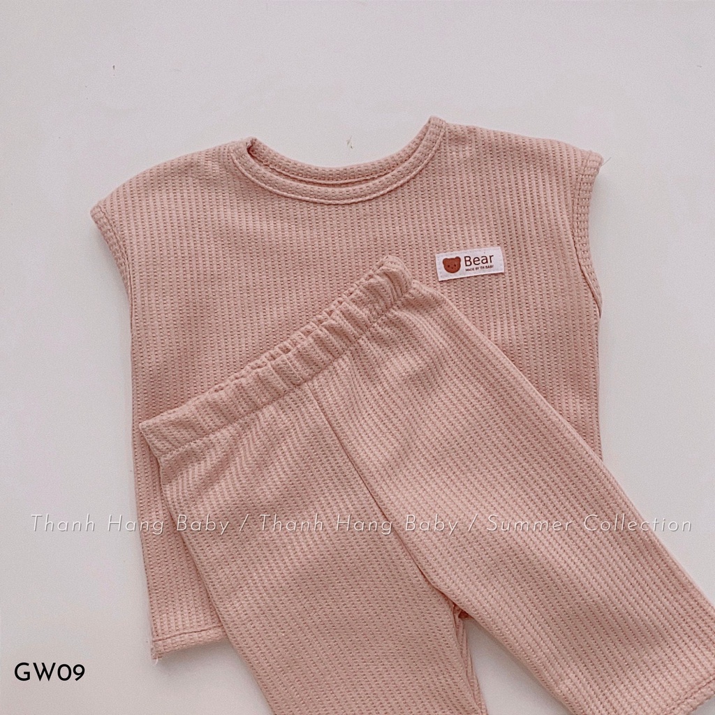 Bộ quần áo trẻ em, bộ quần áo cho bé trai bé gái Thanh Hằng Baby 6 - 16 kg