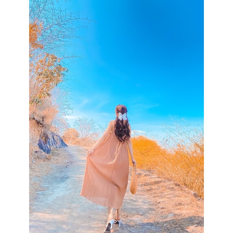 Váy 2 Dây Nữ 💖FREESHIP💖 Đầm 2 dây Suông Dập Ly Dáng Maxi, Đi Biển Dạng Phố Sang Chảnh | BigBuy360 - bigbuy360.vn