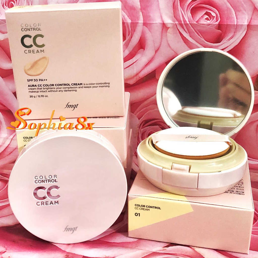 Kem nền trang điểm TFS Aura Color Control CC Cream SPF30 PA++ làm lớp nền và chống nắng hiệu quả