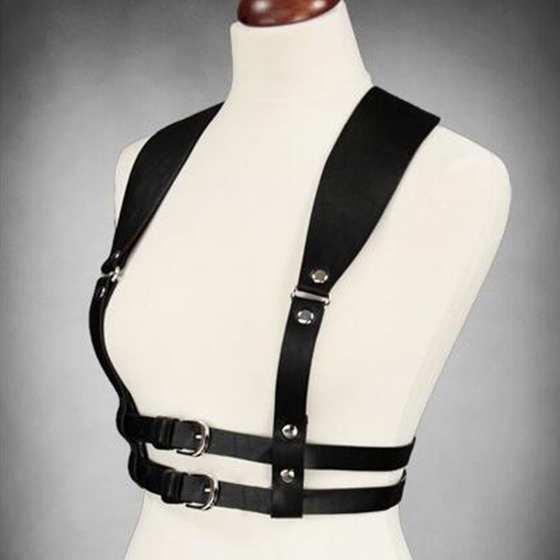 Xiangbao Dây Đai Nịt Cơ Thể Bằng Da PU Quyến Rũ Điêu Khắc Cho Nữ