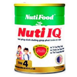 Sữa bột nuti iq step 4 900g date 2019