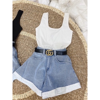 [Ảnh thật] Short jean giả váy siêu hot