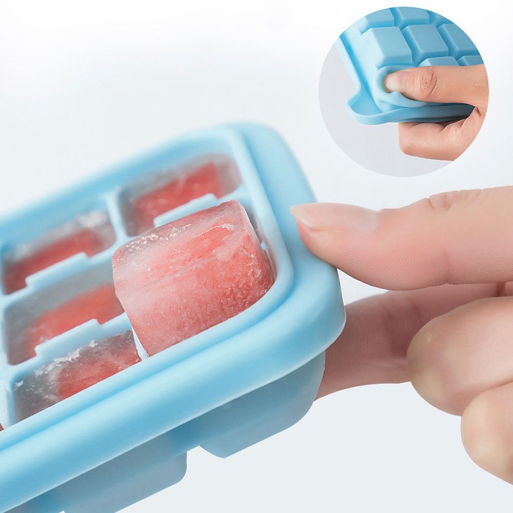 CONOPERY Khuôn silicon làm đá viên nhiều màu có thể tái sử dụng tiện lợi