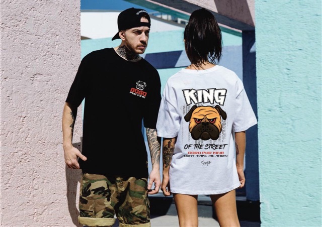 Áo thun Unisex mẫu KING OF THE STREET Nam Nữ.