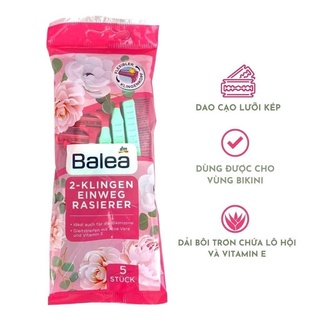 Dao cạo lưỡi kép nam nữ Balea Đức, cạo lông mày, mặt, nách, chân, vùng kín