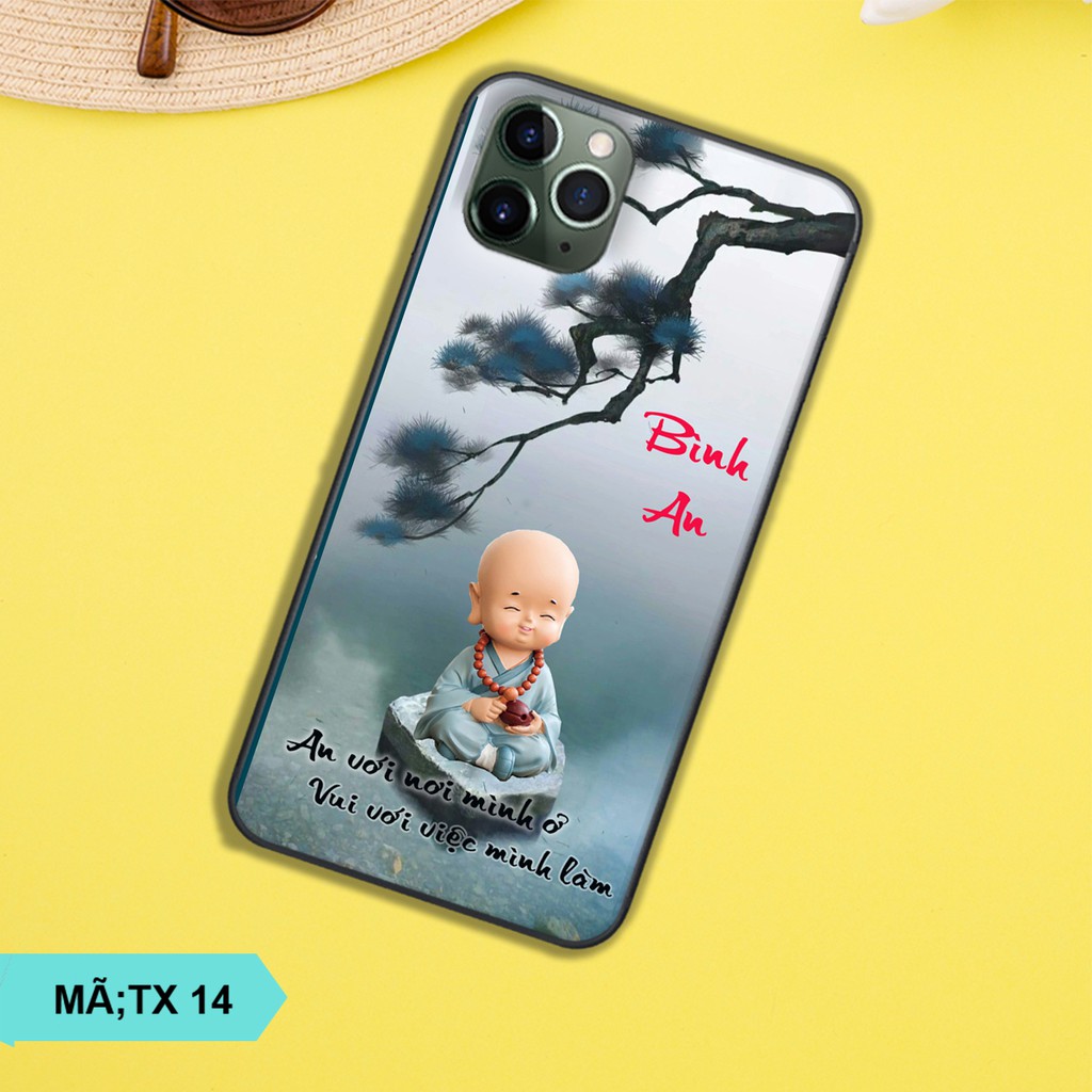 ỐP lưng kính 3D IPHONE 11-11 PR0-11PROMAX, ỐP điện thoại in hình chú tiểu tâm an shop.viet9