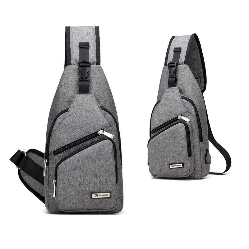 Balo Đeo Chéo Thể Thao Có Cổng Sạc USB