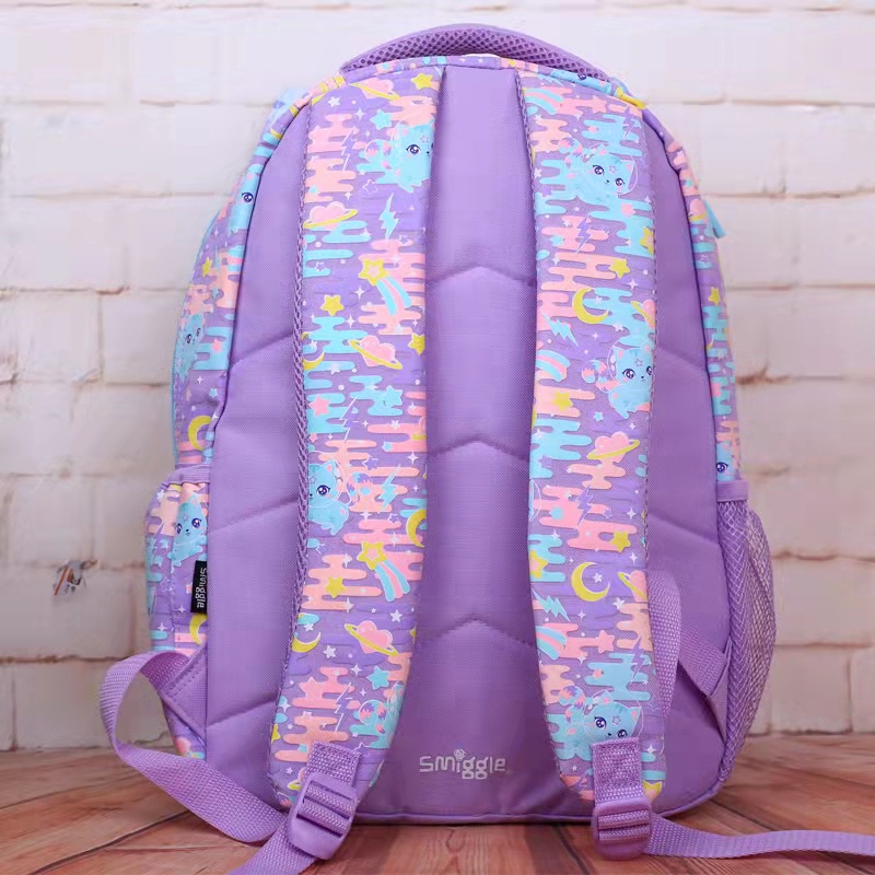 Hộp Bút Hình Mèo Phi Hành Gia Màu Tím Nhạt Dễ Thương