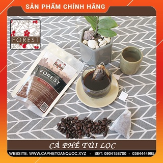 Cà phê túi lọc Forest từ Robusta Đăk Lăk và Arabica Đà Lạt thơm ngon tiện lợi