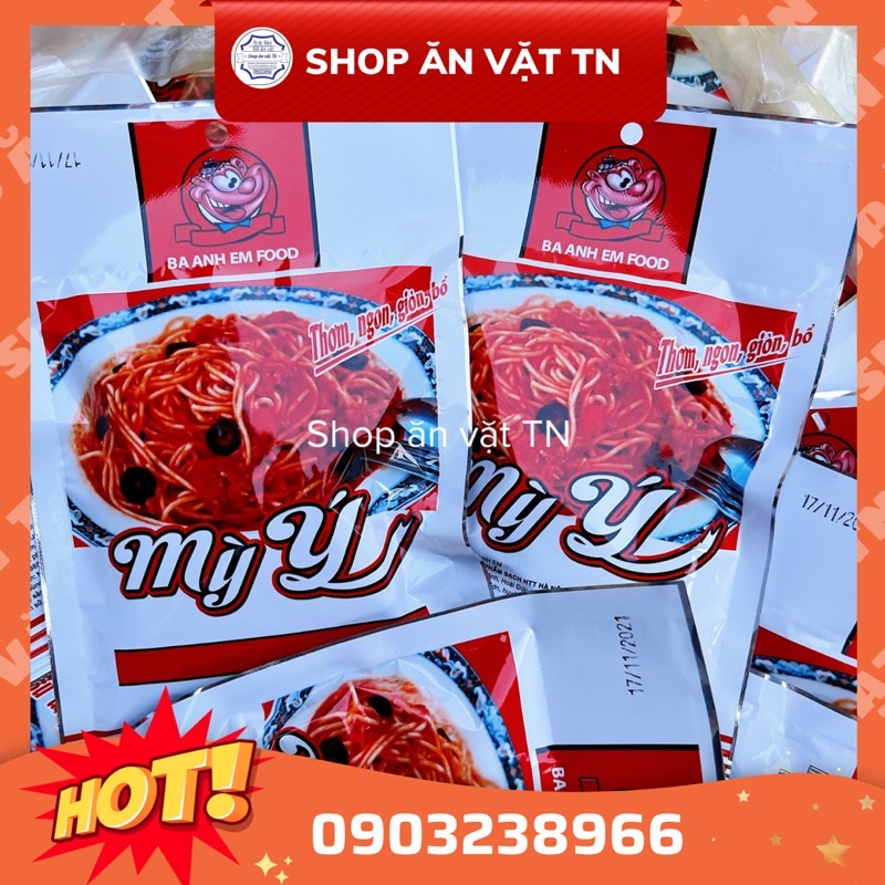 snack mỳ ý cay cay