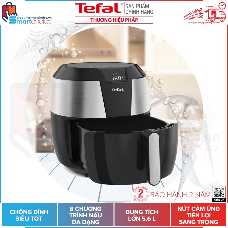 Nồi chiên không dầu Tefal EY701D15 - Dung tích 5.6L