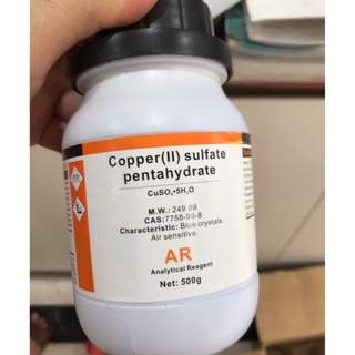 Hóa chất CuSO4 đồng sulfate 500g copper II sulfate đồng sunphat Xylong tinh khiết CuSO4.5H2O