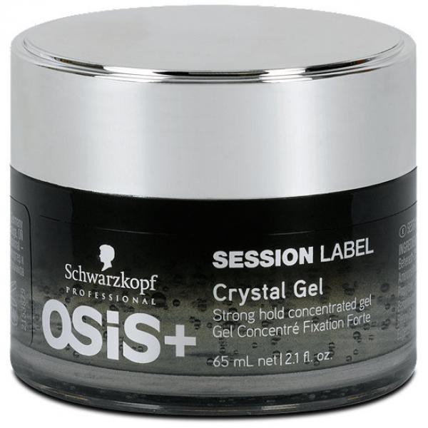 Gel giữ nếp cứng Schwarzkopf Osis+ Session Label Crystal 65ml