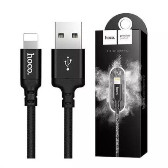 Cáp sạc iphone ⚡CHÍNH HÃNG⚡cáp sạc nhanh Hoco lightning  X14 2m, sạc tốc độ cao