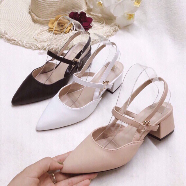 Giày sandal phong cách hàn quôc 2 màu