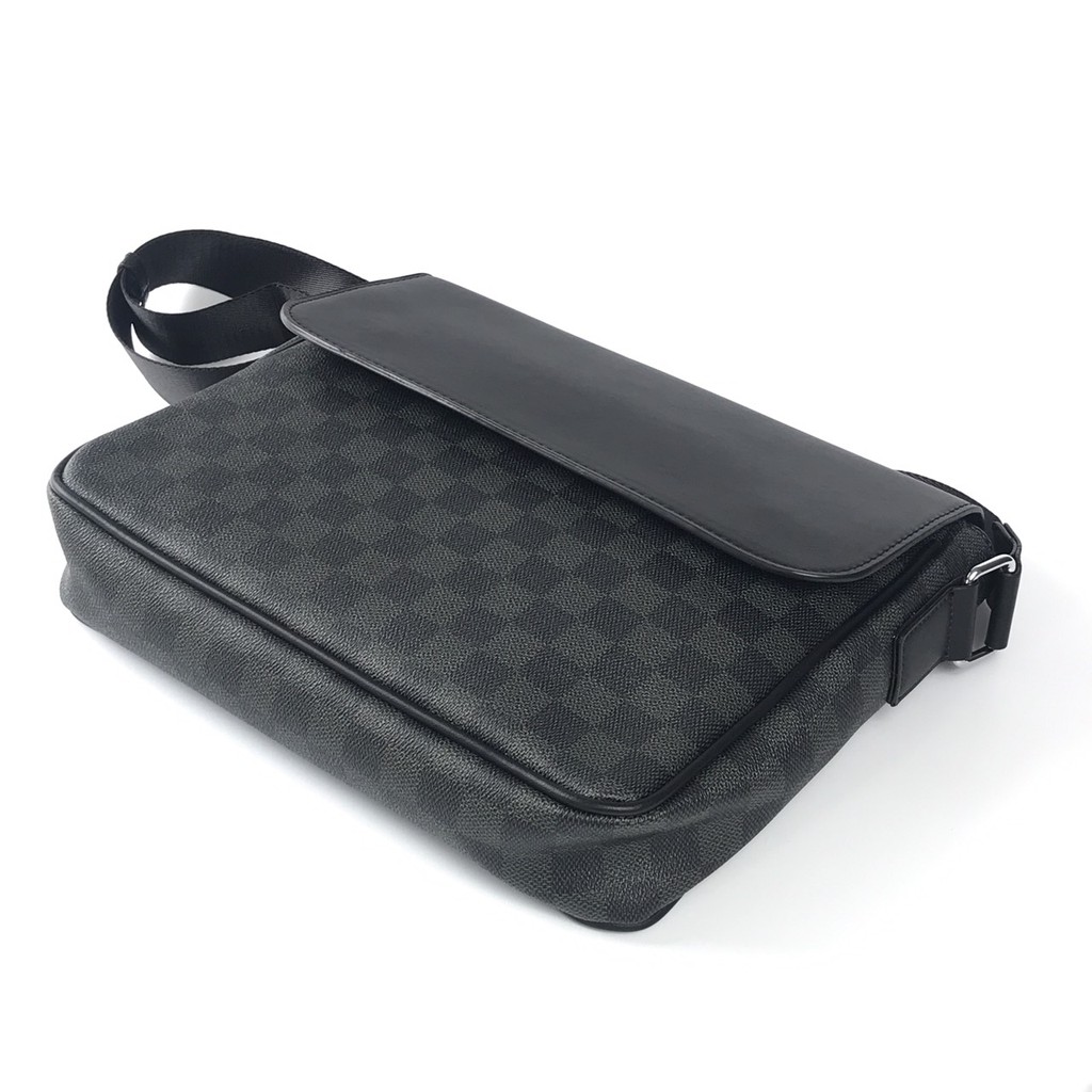 Cặp nam công sở văn phòng đeo chéo vai họa tiết caro, khóa kéo có nhiều ngăn da PU chống nước để tài liệu, ipad tiện lợi | BigBuy360 - bigbuy360.vn