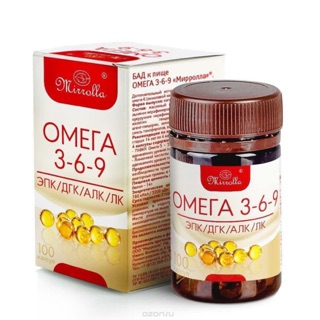 Dưỡng da omega 3-6-9 Nga