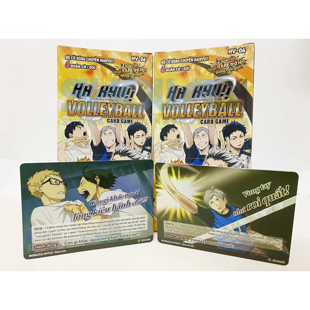 Bộ cờ bóng chuyền Haikyu - Gói mở rộng HV-06 - Let's Go Tokyo - 1 gói/6 quân cờ