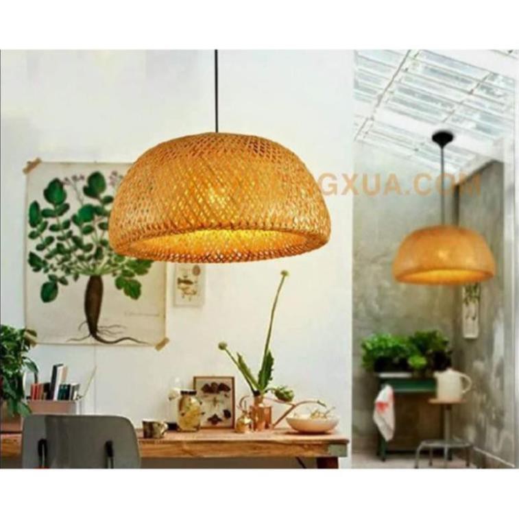 Đèn tre đèn mây tre đèn lồng tre đèn thả mây tre nhiều mẫu mã