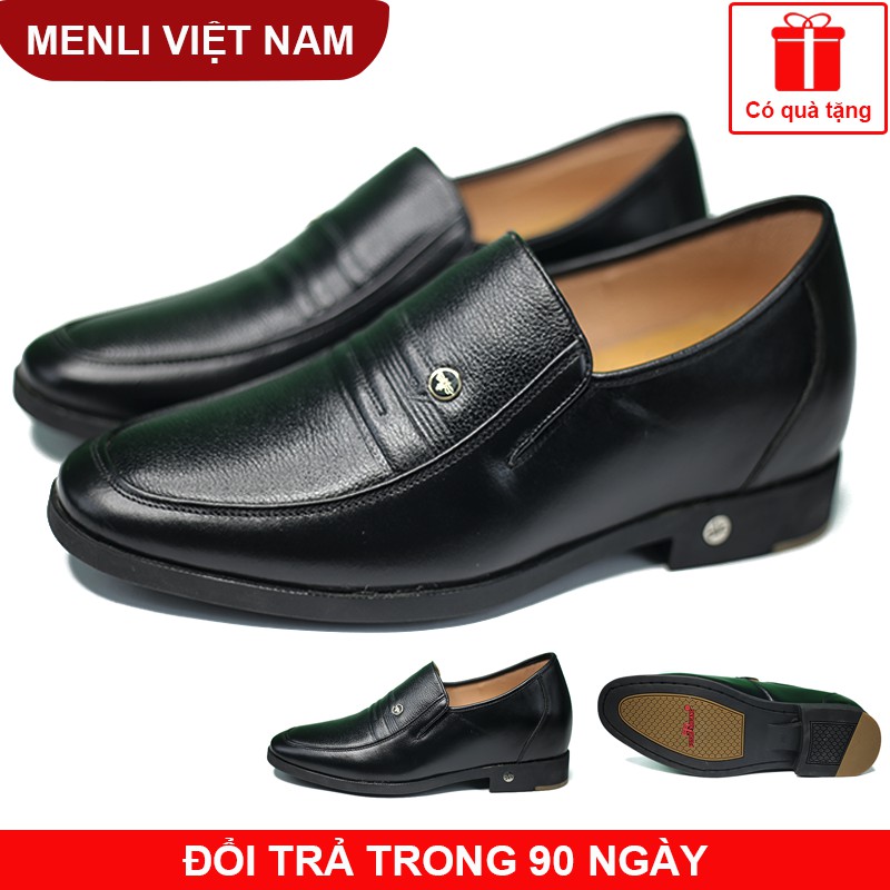 [DA BÒ 100%] Giày tăng cao nam 6.5cm, giày đế cao, giày cao nam MENLI GLSP158 - Có video- Có bảo hành 12 tháng | BigBuy360 - bigbuy360.vn