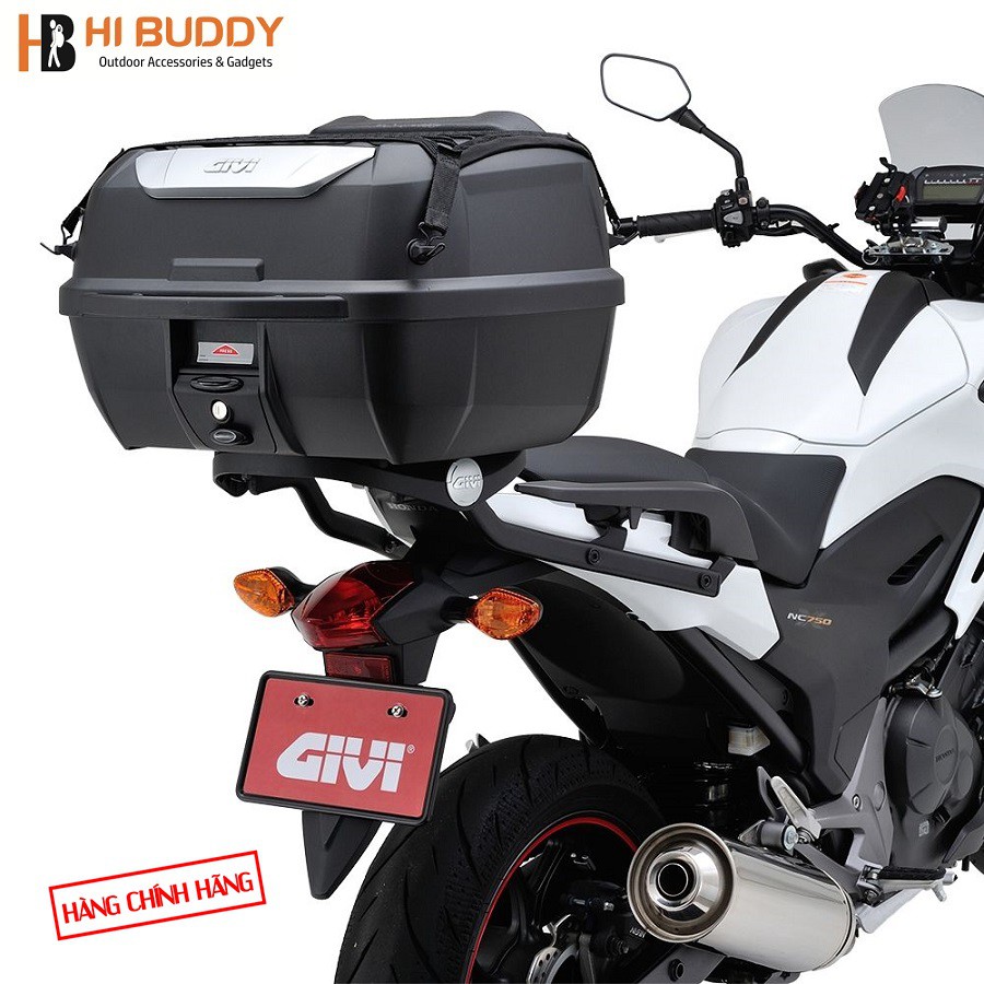 Thùng Đựng Đồ Xe Máy Givi E43NML-ADV MULEBOX Monolock và Monokey 43 Lít– Hàng Chính Hãng