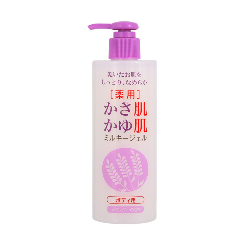 Gel dưỡng ẩm toàn thân cho da khô và ngứa Matsukiyo Kasahada Kayuhada 300ml hương lavender