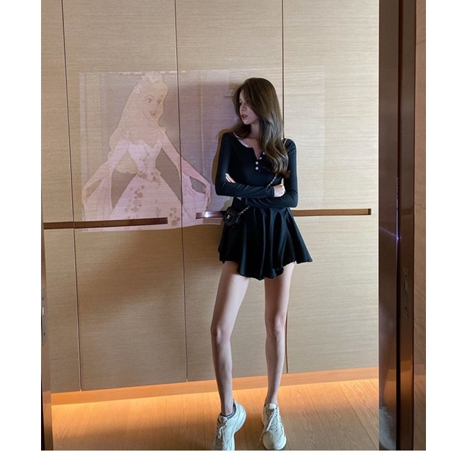 💥 ĐẦM XOÈ NỮ TAY DÀI FORM NGẮN CHẤT LEN TĂM THỜI TRANG NỮ 💥 | BigBuy360 - bigbuy360.vn