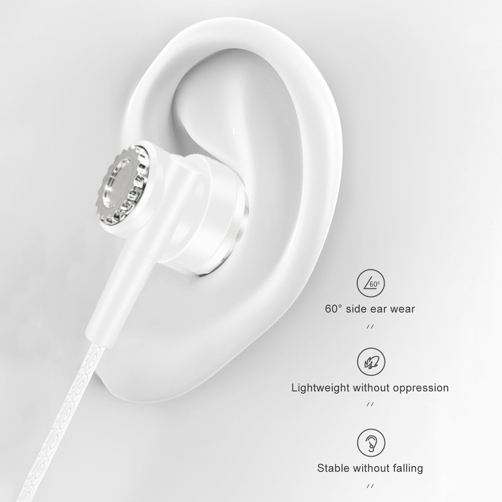 Tai Nghe Nhét Tai Ms L104 Có Dây Jack 3.5mm Âm Thanh Siêu Trầm | BigBuy360 - bigbuy360.vn
