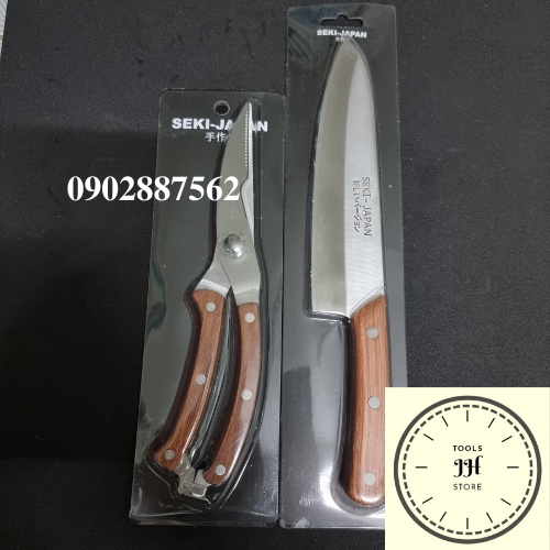 bộ dao kéo seki nhật bản đủ size hàng chất lượng japan