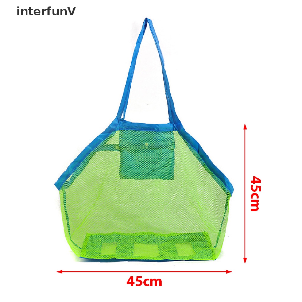 [InterfunV] Túi Lưới Đựng Quần Áo Trẻ Em Đi Biển Ngoài Trời Gấp Gọn Được [Mới]