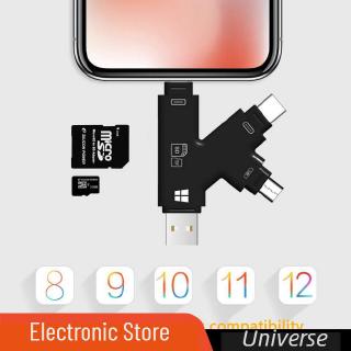 Đầu Đọc Thẻ Nhớ Usb 2.0 4 Trong 1 Đa Năng Cho Iphone Ipad Ipod Touch