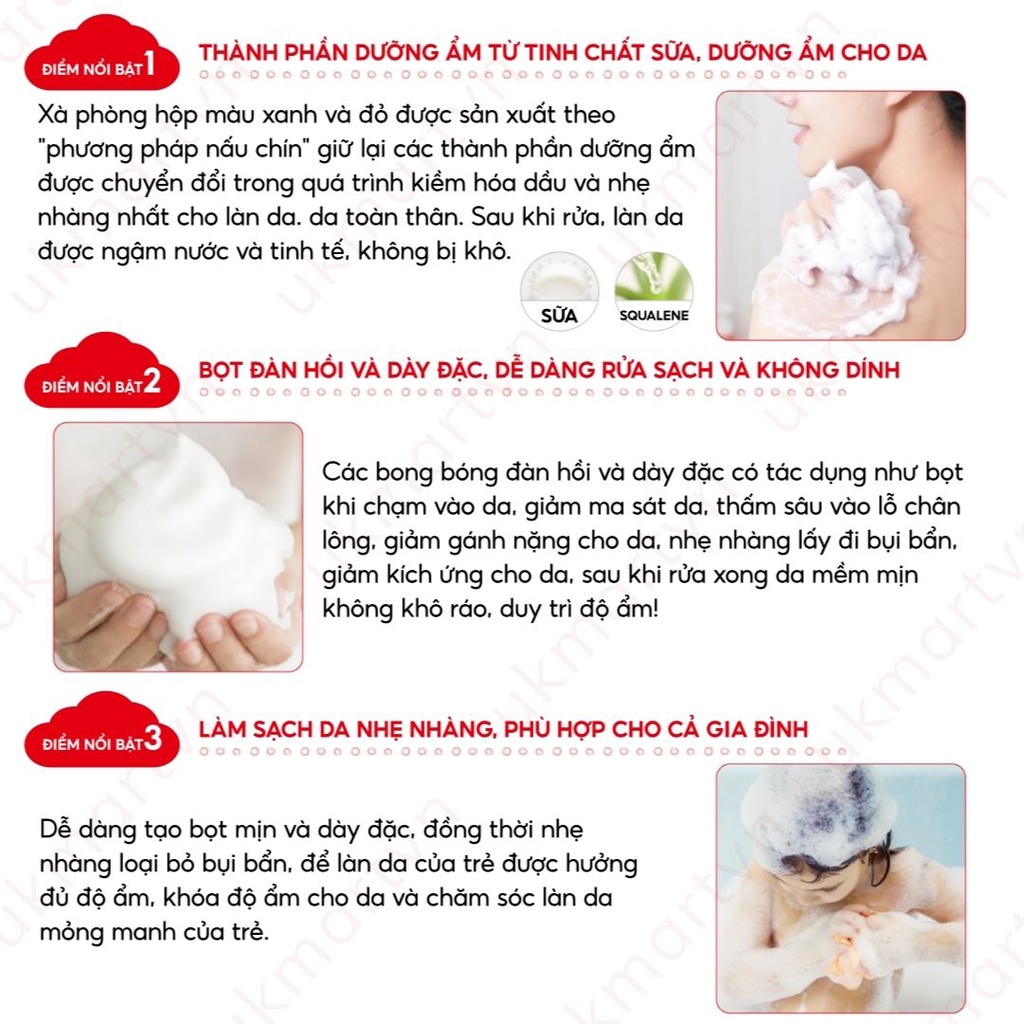 Xà Phòng Rửa Mặt Cow Beauty Soap Dưỡng Da Sáng Mịn Da Chiết Xuất Sữa Bò Tươi 100g