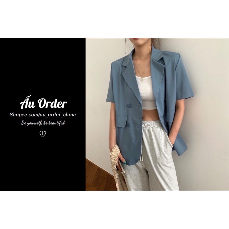 Order - Áo blazer ngắn tay nhiều màu Bigsize đến 100kg | BigBuy360 - bigbuy360.vn