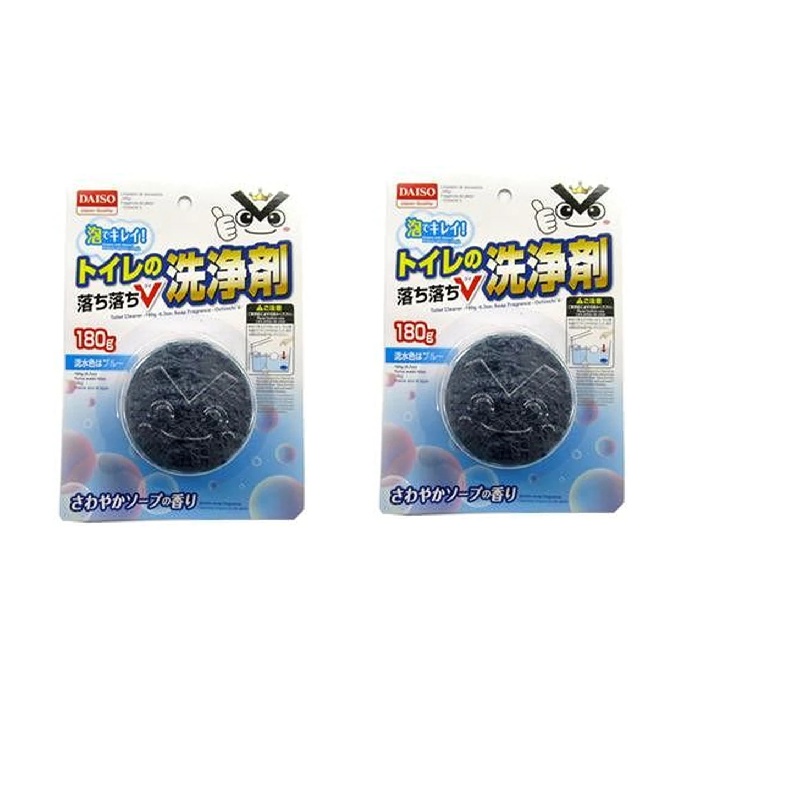 Daiso Viên Tẩy Rửa Toilet Ochiochi V Hương Xà Phòng 180g 6.3Oz No.10