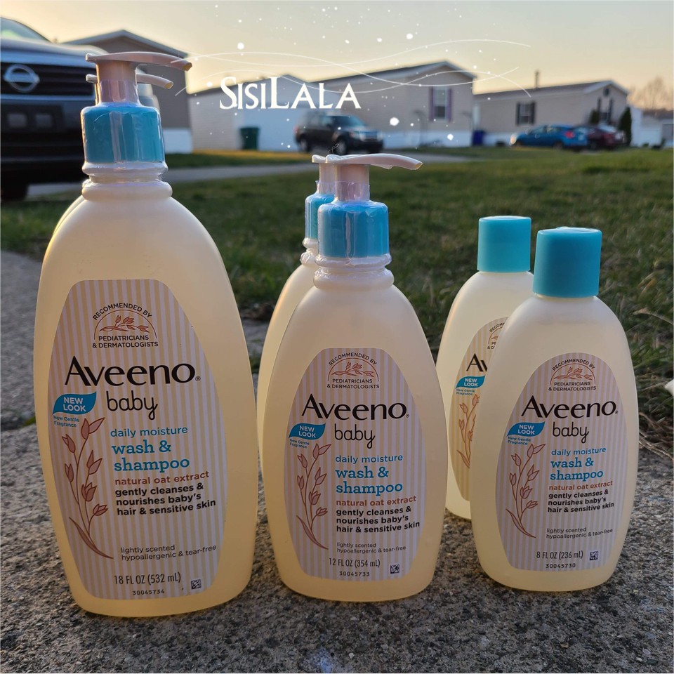 Sữa tắm gội và lotion Aveeno cho bé