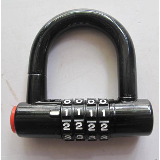 Ổ Khóa Mã Số Chữ U 4 Vòng Xoay - Ổ Khóa Mật Mã Không Cần Chìa