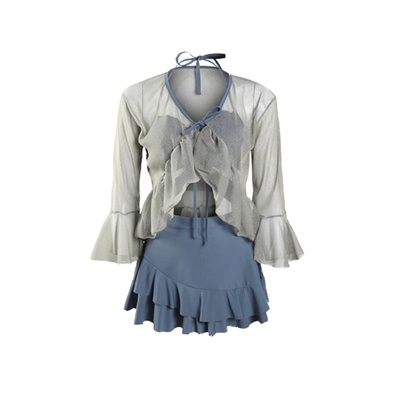 Bikini Đồ Bơi Set hai chi tiết Đồ Bơi Kèm Áo Khoác | BigBuy360 - bigbuy360.vn