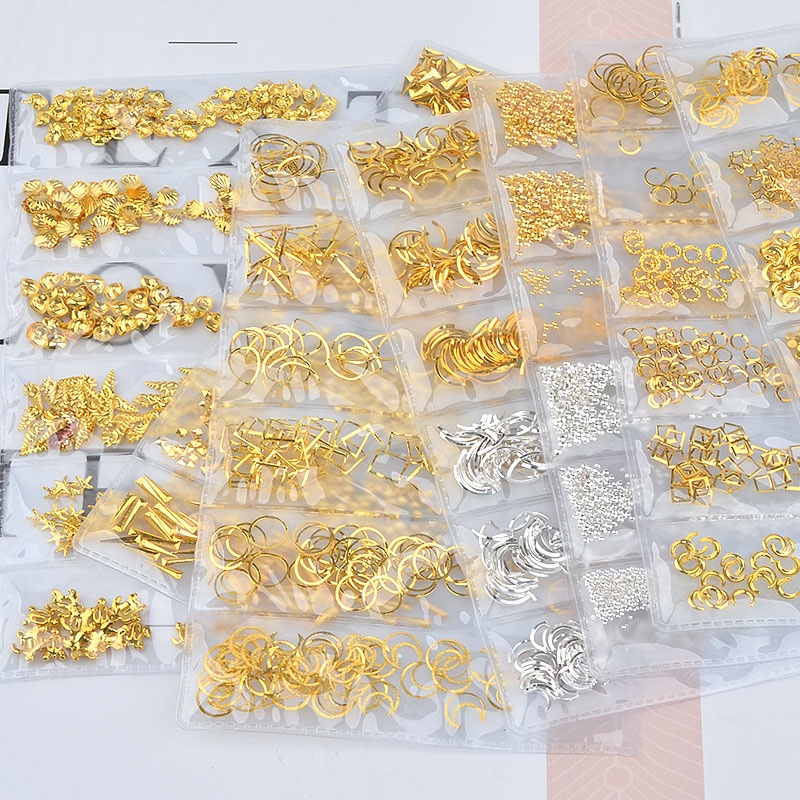 Phụ kiện MISSCHEERING bằng kim loại tự trang trí móng tay 3d