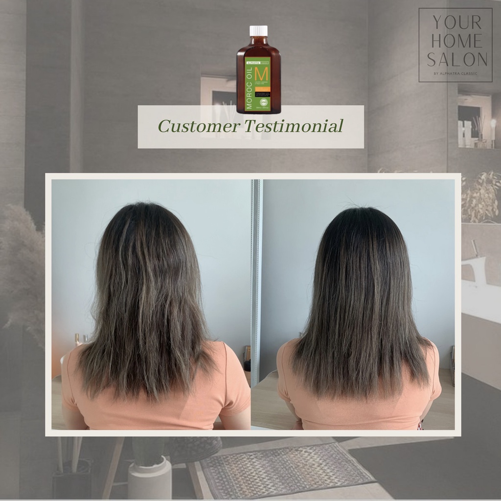 Tinh dầu dưỡng bóng tóc Alphatra Classic Moroc Oil 125ml