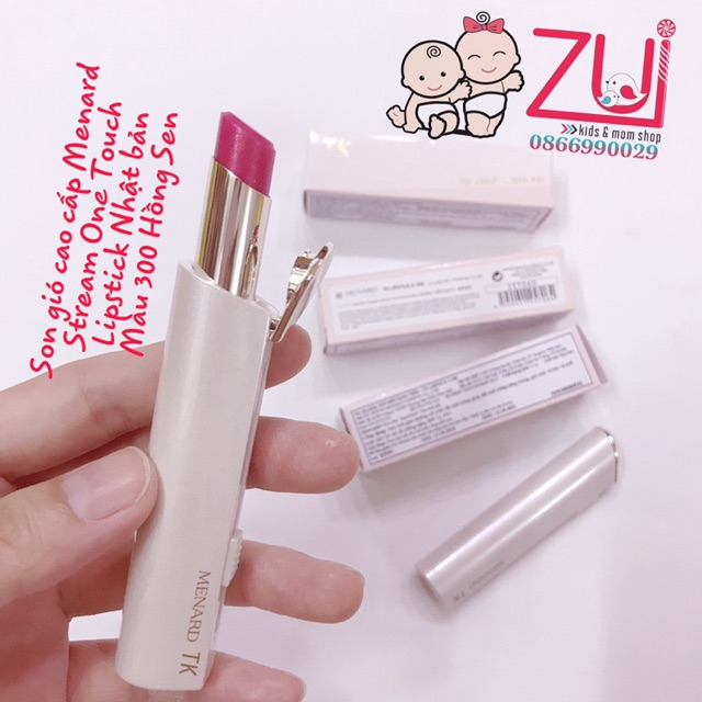 Son gió cao cấp Menard Stream One Touch Lipstick Nhật bản