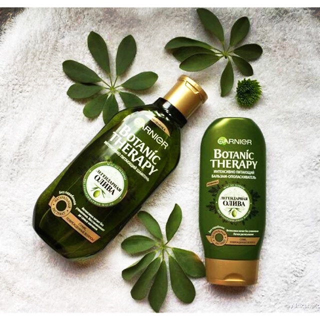 CẶP DẦU GỘI ĐẦU XẢ GARNIER OLIVE - Hàng xách tay Nga (Oliu)